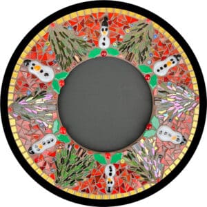 Vicky Pryer Christmas Mosaic Wreath